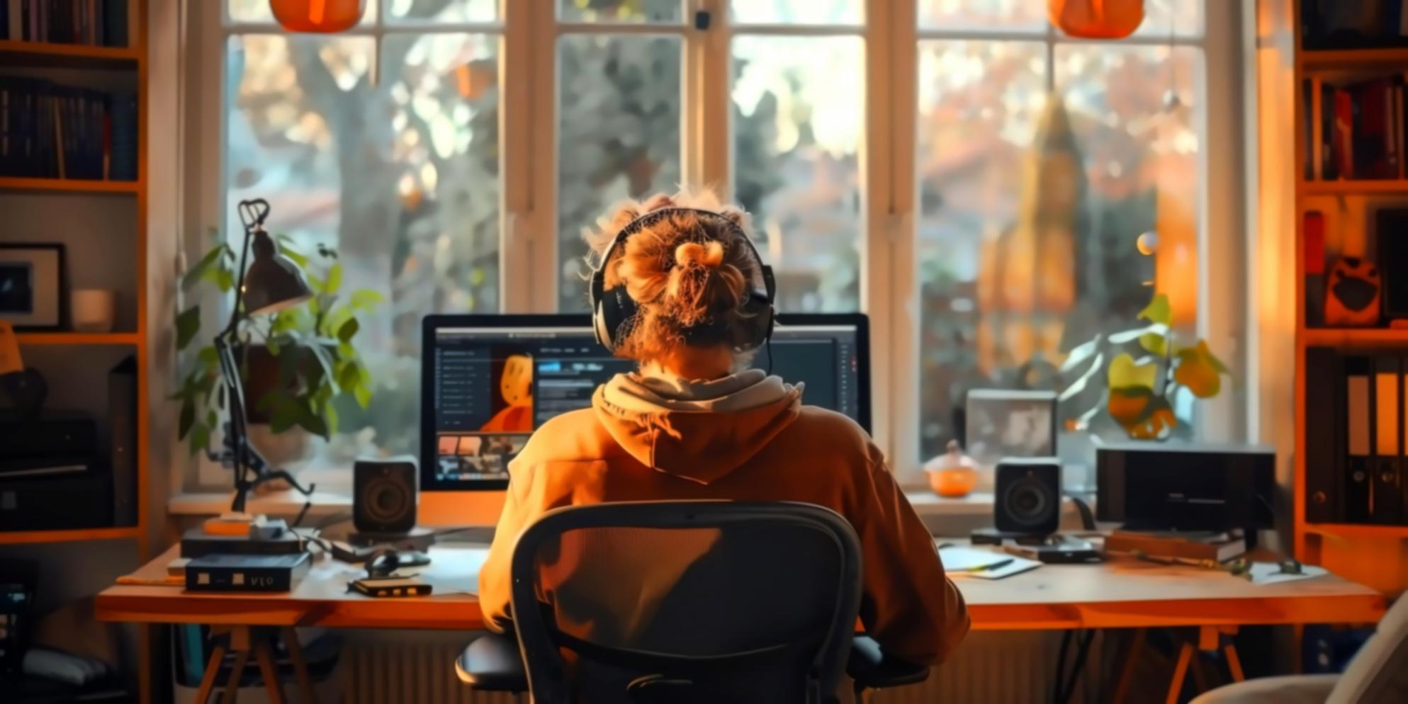 Developers working on decentralized application code during practical session